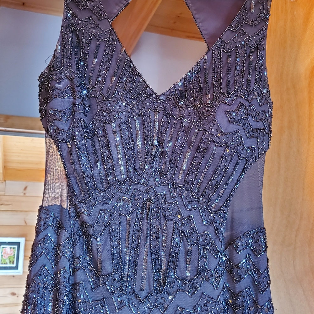 Adrianna Papell Beaded Gown - Picture 6 of 8